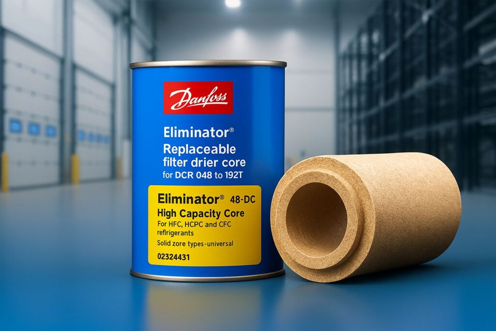 Đá lọc ẩm Danfoss (Desiccant Core) là bộ phận quan trọng trong hệ thống lạnh thương mại và công nghiệp