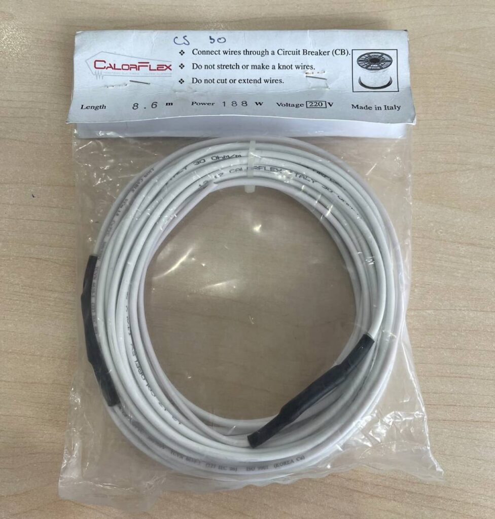 Điện trở sưởi khung cửa kho lạnh CALORFLEX – CSMA0310-100OHM – 100 ohm