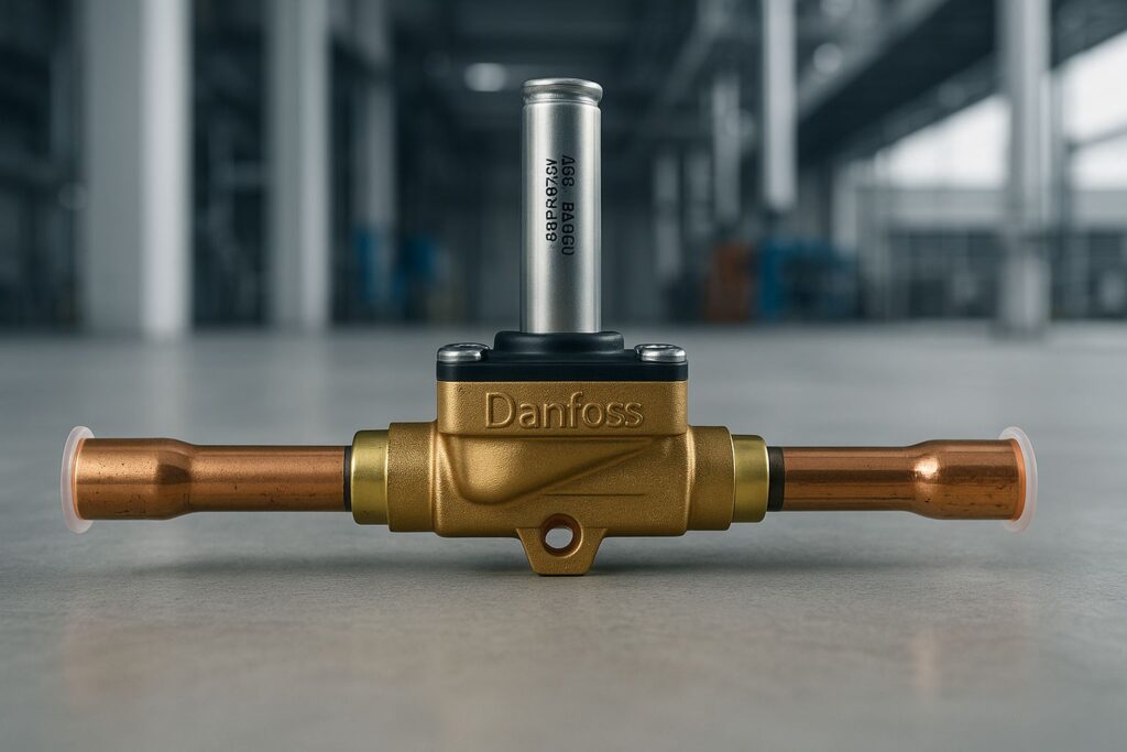 Van điện từ Danfoss là thiết bị đóng mở lưu chất tự động, hoạt động bằng điện từ trường